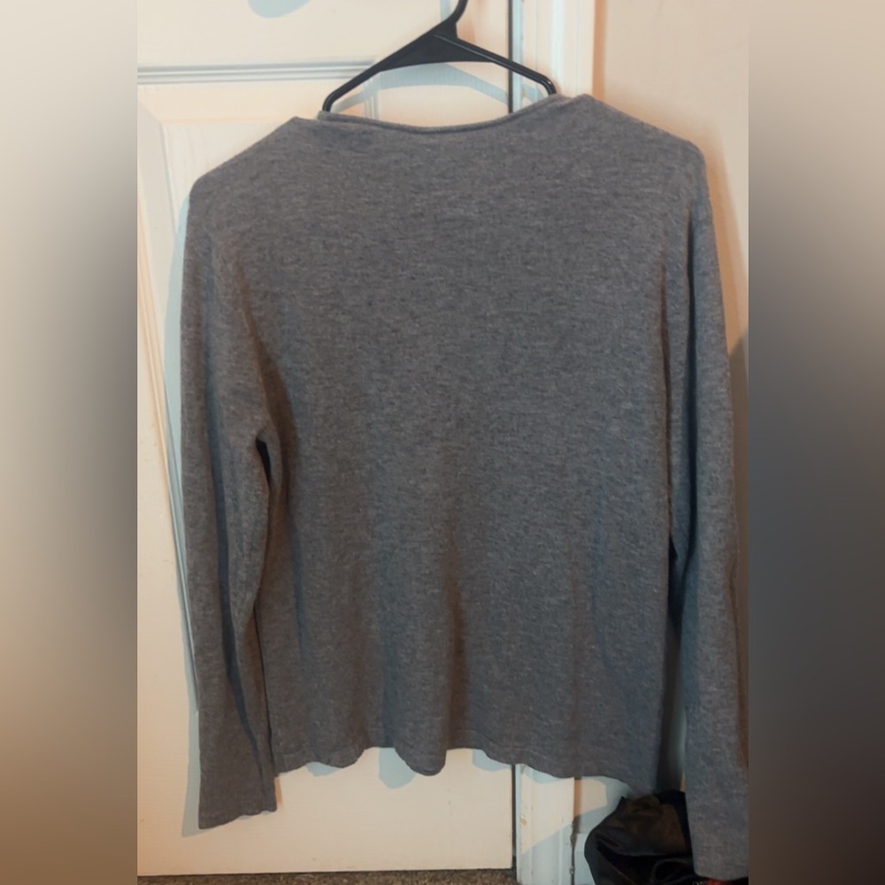 Gray Long Sleeve Sweater